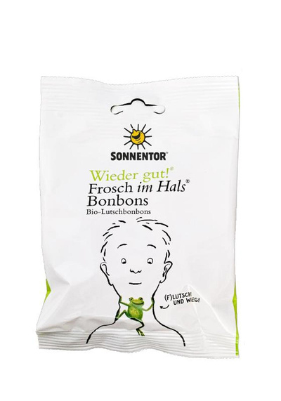 Produktfoto zu Frosch im Hals Bonbons 50g