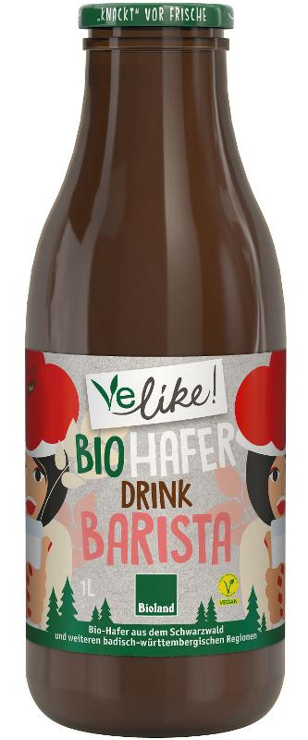 Produktfoto zu Frischer Haferdrink Barista 1l Flasche