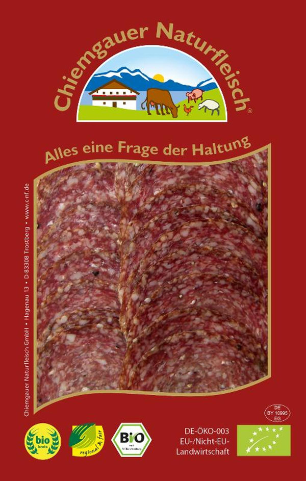 Produktfoto zu Haussalami geschnitten 60g