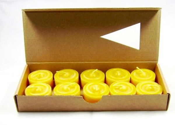 Produktfoto zu Teelichter Bienenwachs 10St