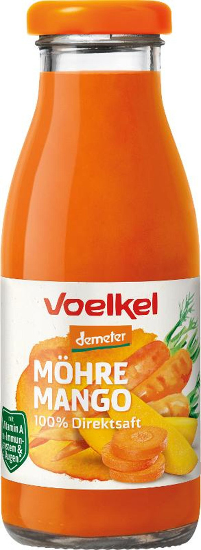 Produktfoto zu Demeter Mango Möhrensaft 250ml