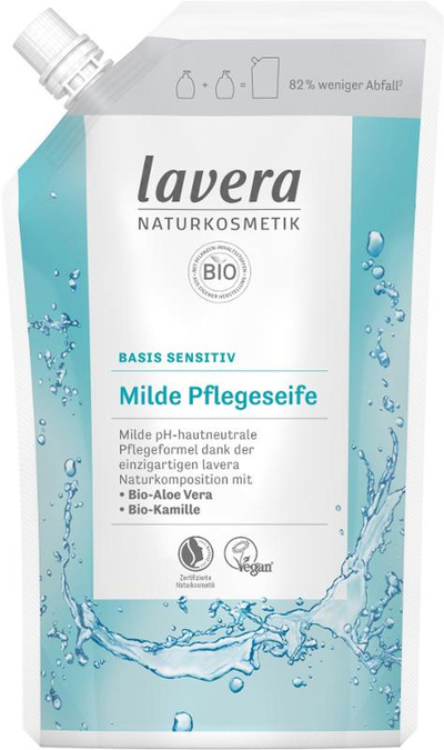 Produktfoto zu basis sensitiv milde Pflegeseife 500ml