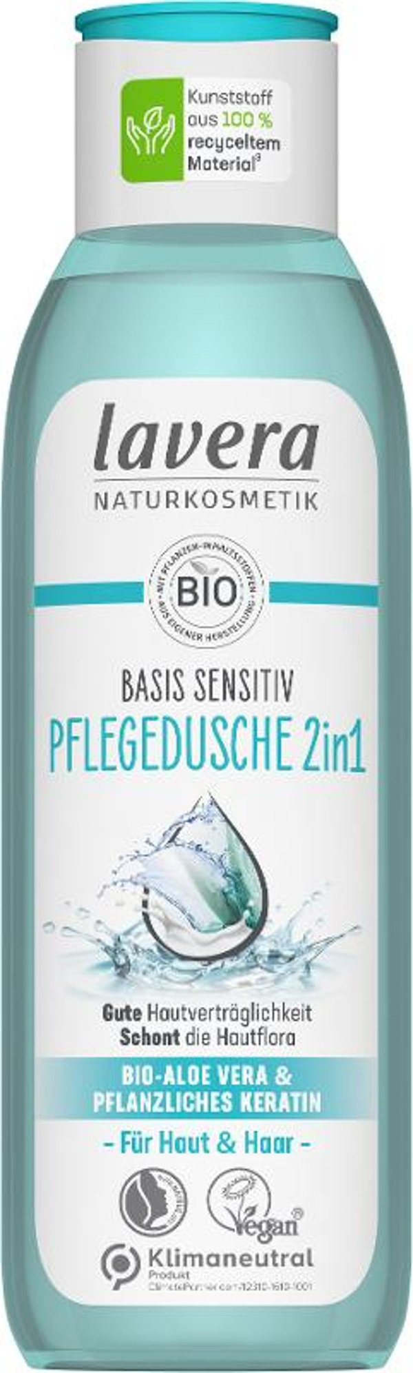Produktfoto zu basis sensitiv Pflegedusche 2in1 250ml