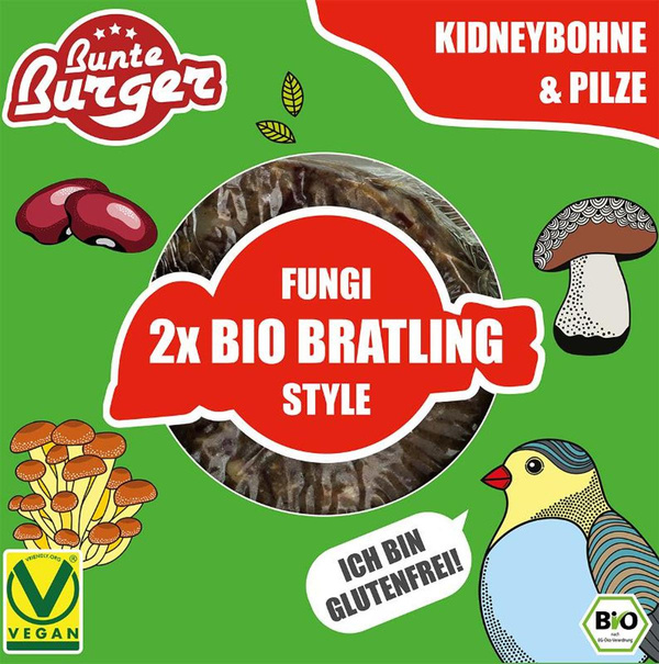 Produktfoto zu Green Forest Burger Funghi 180g